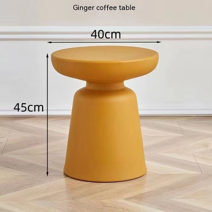 Mushroom Stool Plastic Minimalist Table Small Coffee Table Bedside Small Table