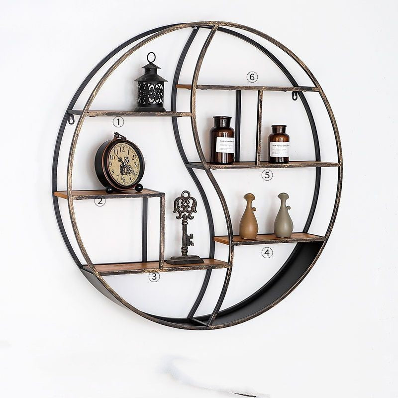 Scandinavian Light Luxury Wall Shelf Iron Wall Hanging