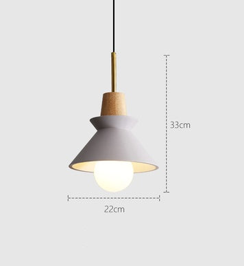 Lustre de chevet de chambre minimaliste danois petit lustre créatif moderne