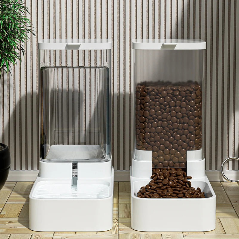 Distributeur d'eau pour chat et chien Distributeur automatique de nourriture pour chat