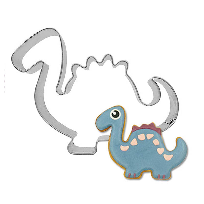 Dragon Jurassic Stainless Steel Mousse Mold Cartoon Dinosaur Pineapple Sandwich Cookies Anode Cookie Cutter Cookie Cutter