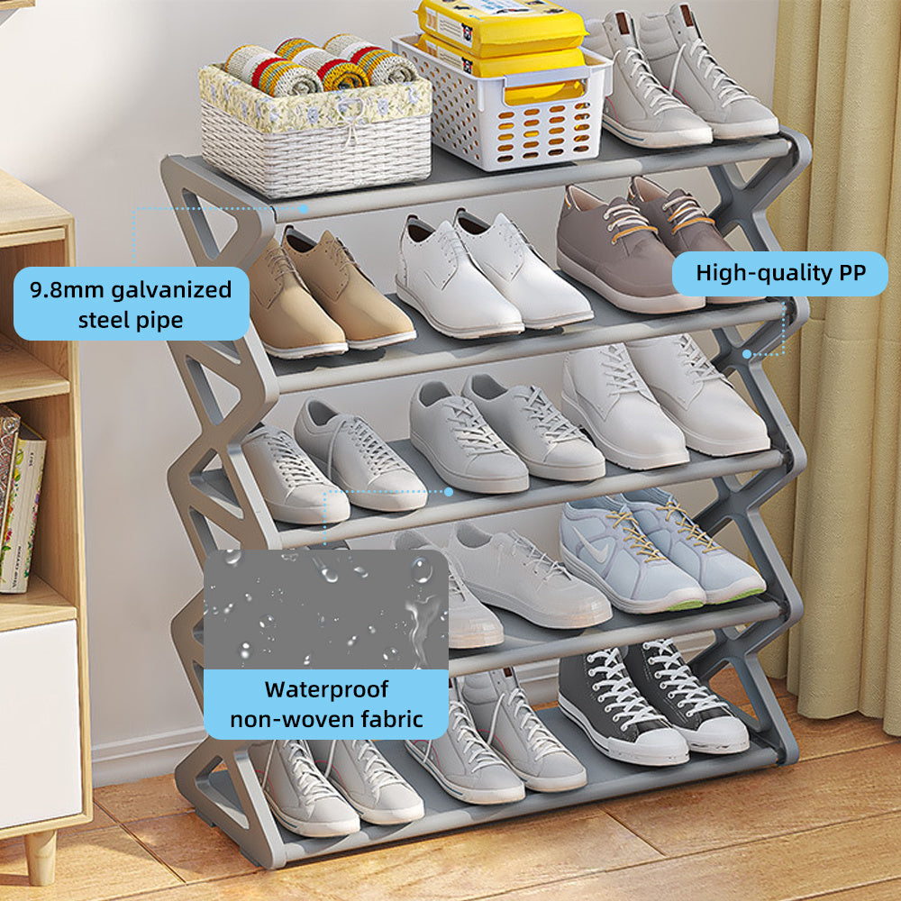 X-shaped Shoe Rack Simple Storage