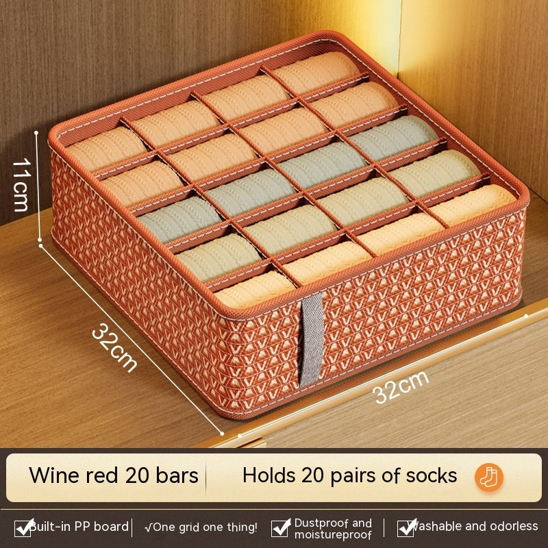 Underwear Socks Drawer Multi-functional Household Compartment Storage Box