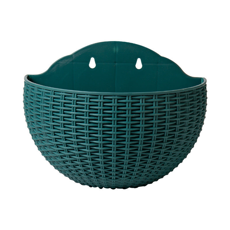 Basket Balcony Lazy Flower Pot Wall Hanging Hydroponics