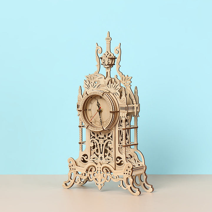 3D Three-dimensional Pendulum Clock Children's Wooden Puzzle DIY Handmade Educational Toys