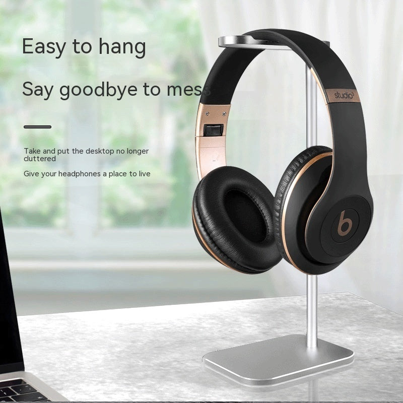 Desktop Aluminum Alloy Head-mounted Headphone Bracket