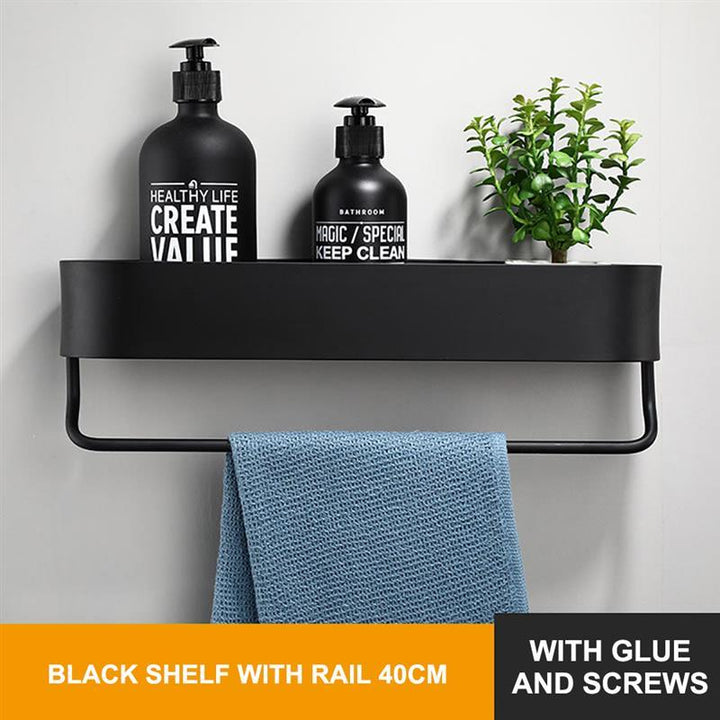 Hanging Bath Towel Rack Towel Bar Storage Paper Towel