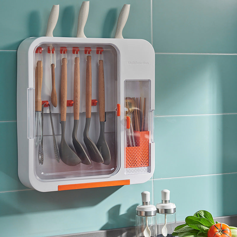 Kitchenware Wall-mounted Shelf Perforation-Free Storage Rack