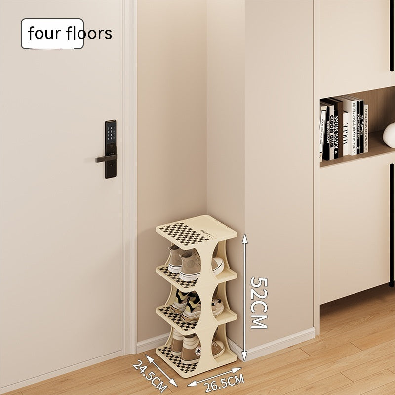 Household Folding Installation-free Dormitory Doorway Shoe Rack