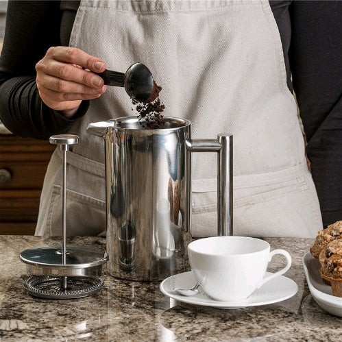 Doppel Edelstahl Kaffeekanne Französisch Kaffee Presse Topf Isolierung Topf Tee Maker Druck Topf