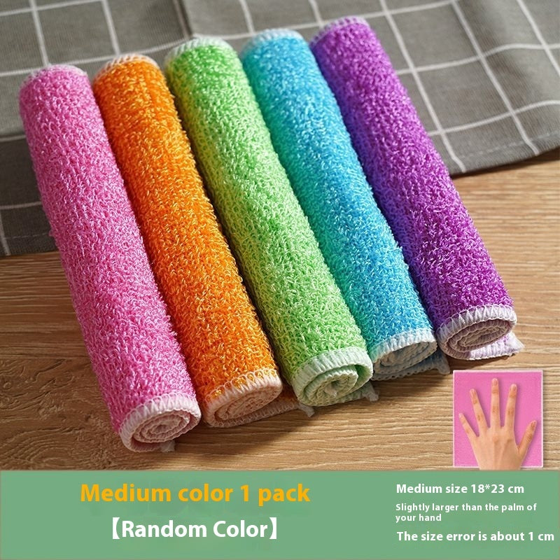 Bamboo Fiber Oil-free Absorbent Dishcloth