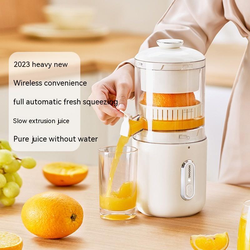 Presse-agrumes électrique sans fil multifonctionnel en acier pour orange et citron, mini presse-fruits portable USB, presse-agrumes à pression pour cuisine