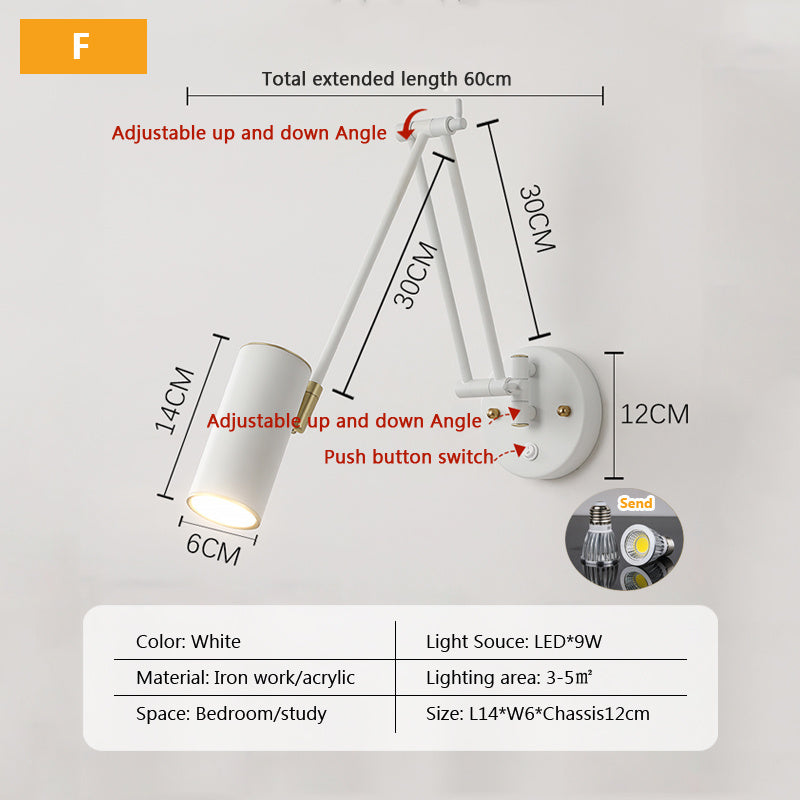 Applique de lecture à LED pour étude