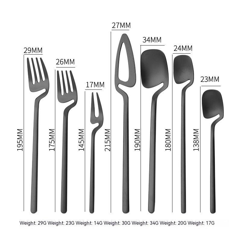 304 Stainless Steel Tableware Knife And Fork Stirring Spoon