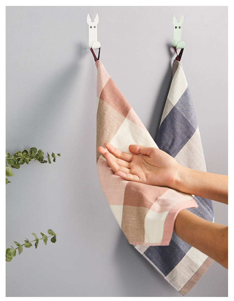 Nordic Style Hand Towel Hanging Household Absorbent Thickened Kitchen Hand Drying Towel