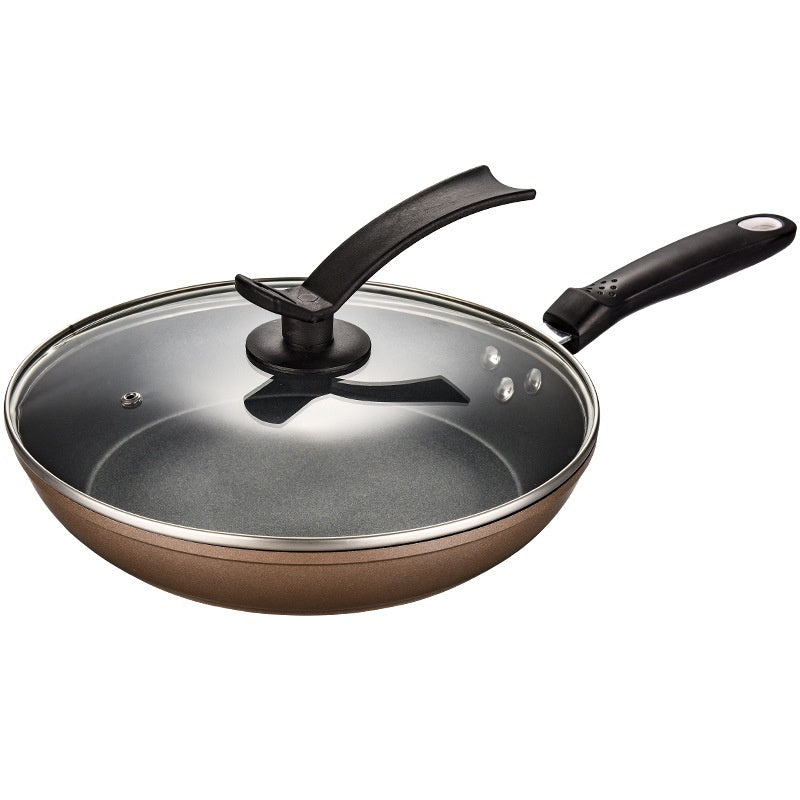 Flat Frying Pan Non-stick Household Pancakes Steak Convenient Omelet Tool Auxiliary