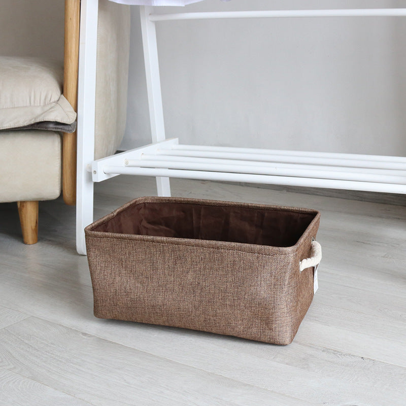 foldable fabric storage basket