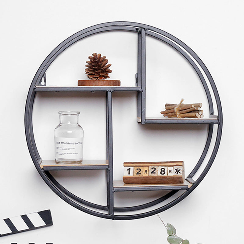 Iron Art Home Decoration Shelf Storage Rack