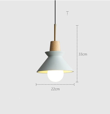 Lustre de chevet de chambre minimaliste danois petit lustre créatif moderne