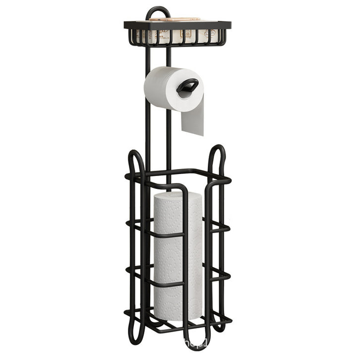 Toilet Paper Roll Holder Stainless Floor Rack