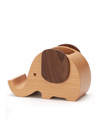 Pen holder and pen holder elephant phone holder