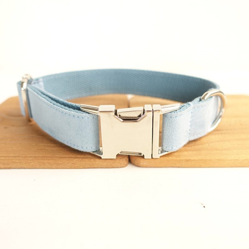 Blue pet dog collar