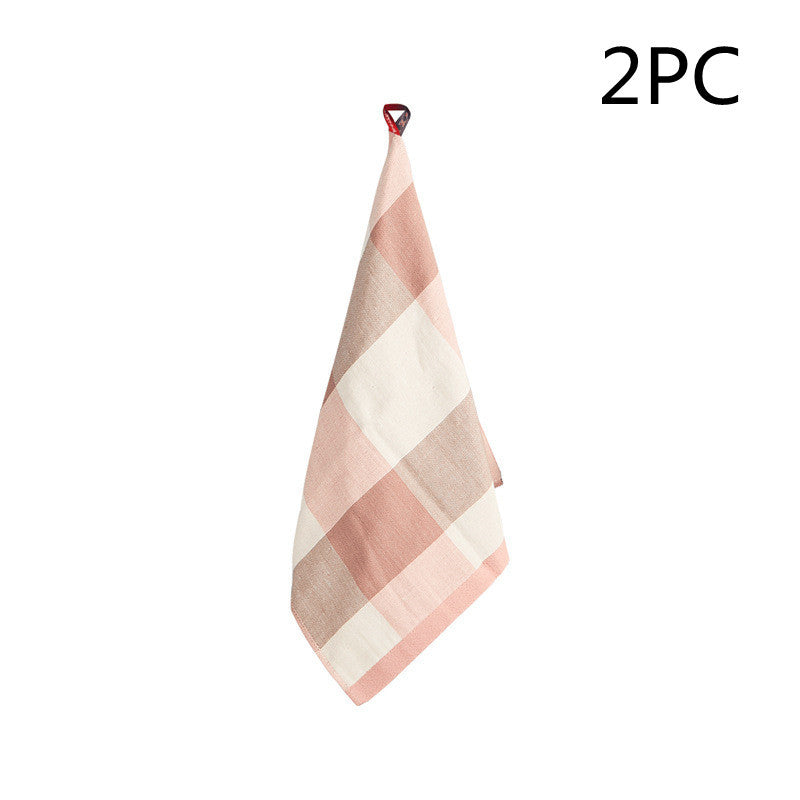 Nordic Style Hand Towel Hanging Household Absorbent Thickened Kitchen Hand Drying Towel