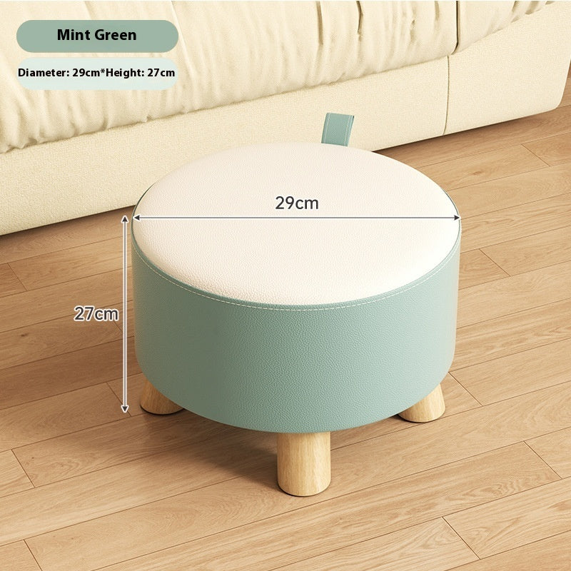 Small Stool Household Low Stool Doorway Shoe Wearing Stool Living Room Coffee