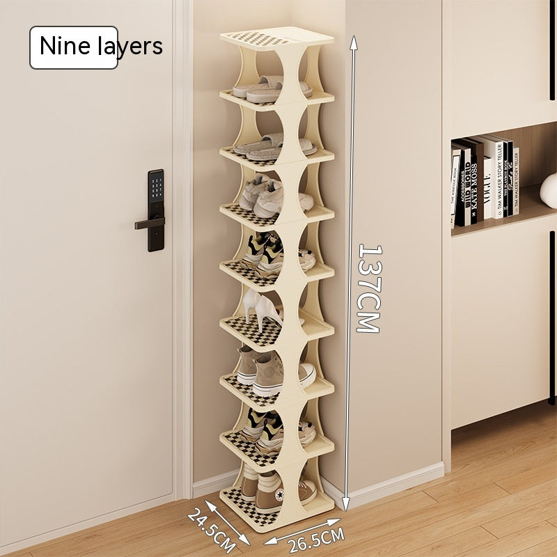 Household Folding Installation-free Dormitory Doorway Shoe Rack