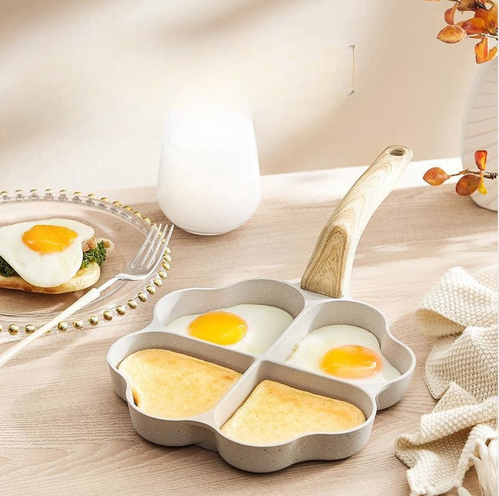 Aluminum Four-hole Frying Pan