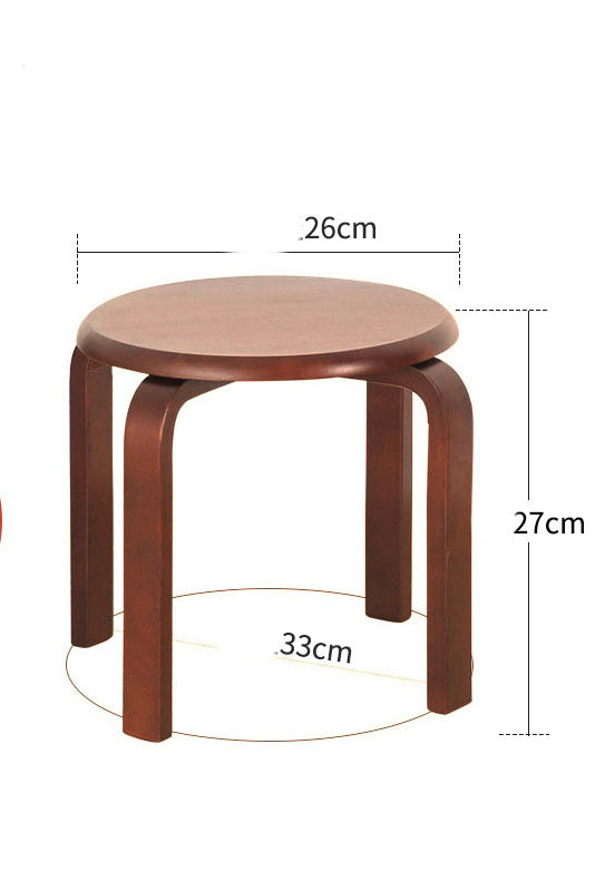 Solid Wood Low Stool Home Small  Creative