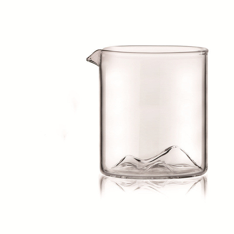 High Borosilicate Glass Water Cup Mountain Style Tea Cup