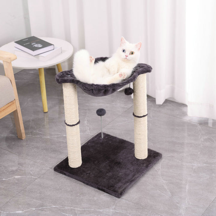 Integrated Cat Scratching Pillar Toy With Nest