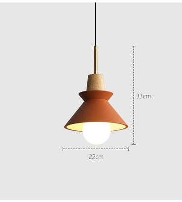 Lustre de chevet de chambre minimaliste danois petit lustre créatif moderne