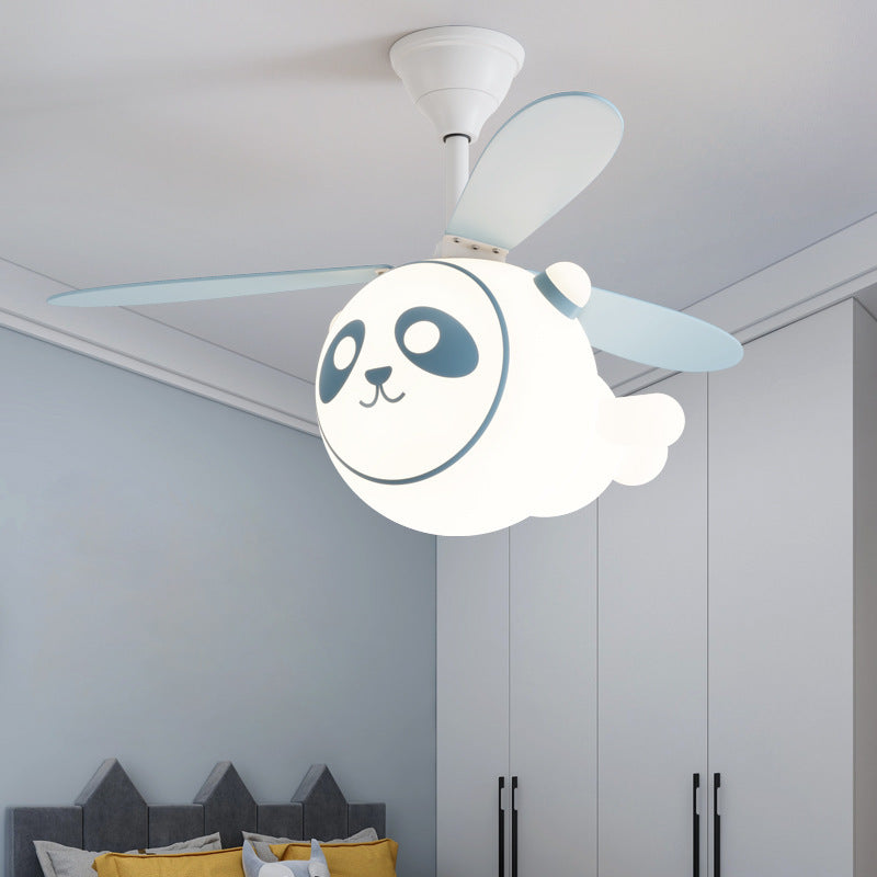 Lampe à suspension en forme de ventilateur pour chambre d'enfant