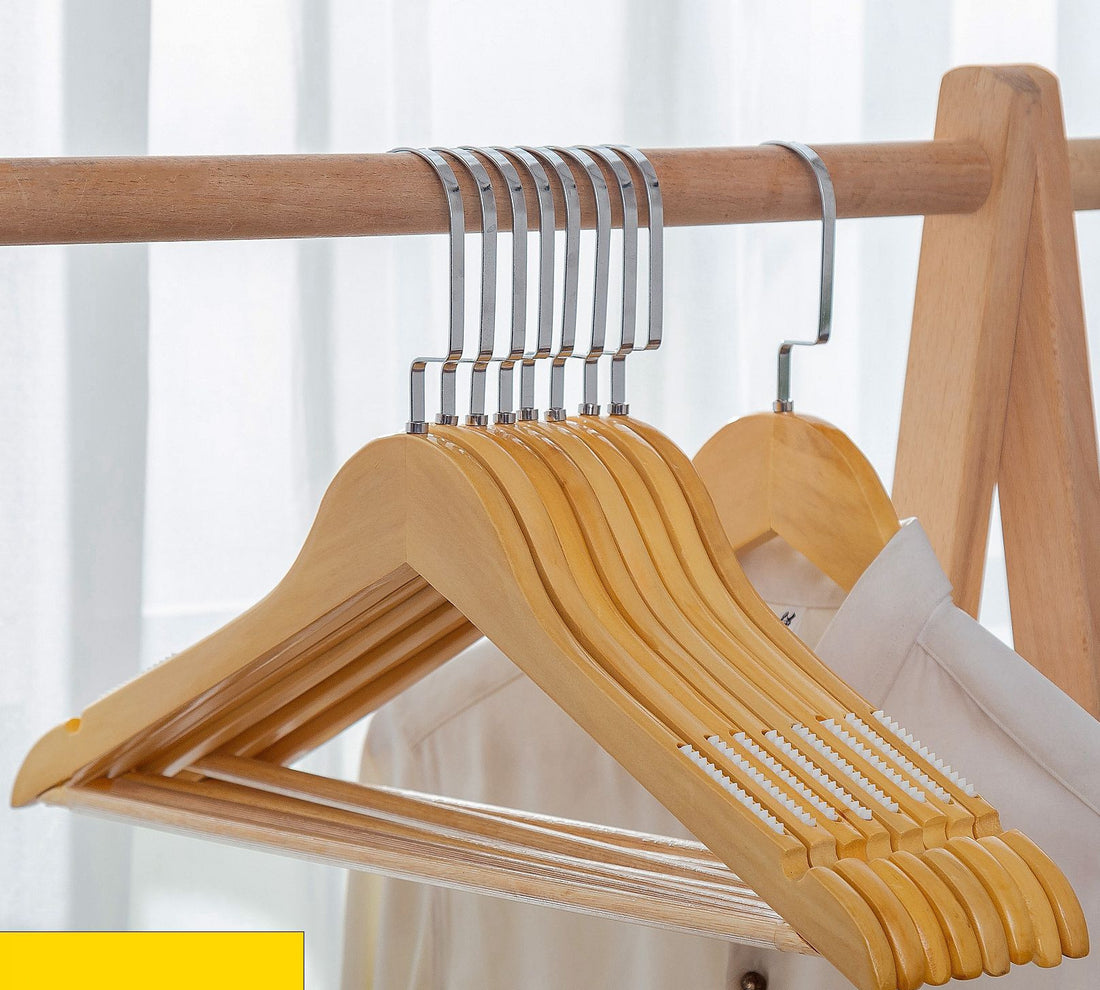 Non-marking Wooden Non-slip Hanger For Supporting Clothes