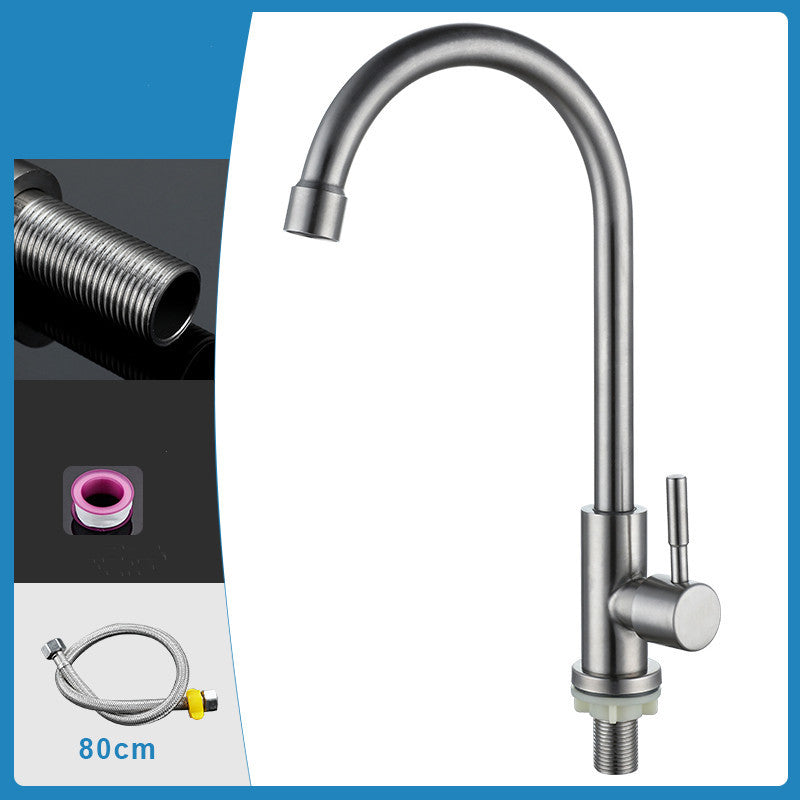 Kitchen hot and cold faucet