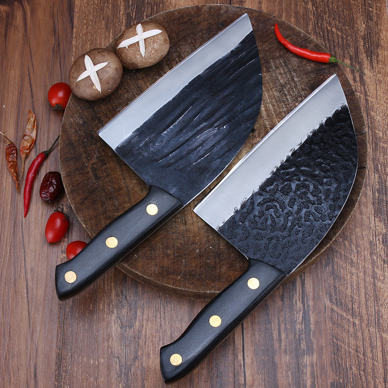 Forged Hammered Retro Cut Bones And Vegetables Stainless Steel Kitchen Knives