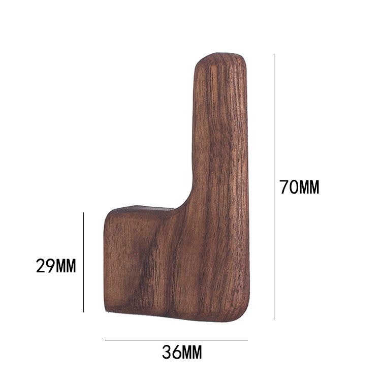 Black Walnut Small Hook Nordic High-end Simple