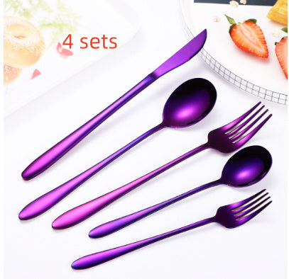 304 Stainless Steel Knife Fork And Spoon Set