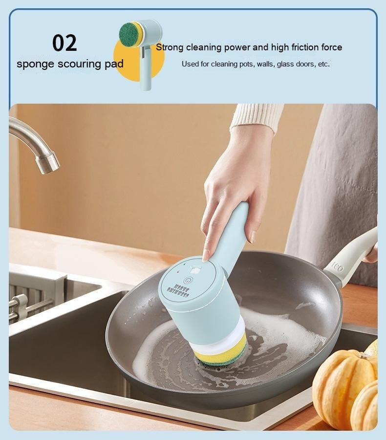 Handheld Multifunctional Electric Floor Cleaning Brush