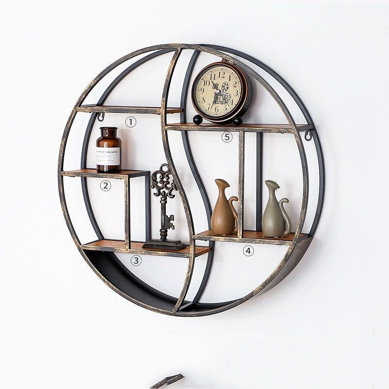 Scandinavian Light Luxury Wall Shelf Iron Wall Hanging