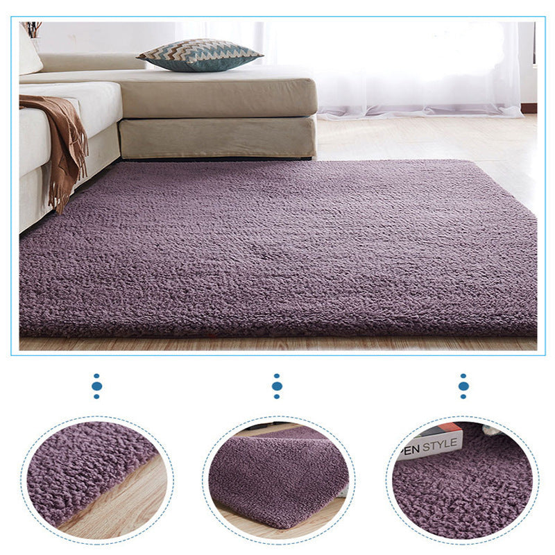 Faux Cashmere Long Wool Carpet Living Room Sofa