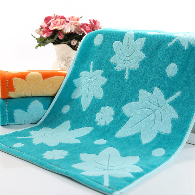 Jacquard face towel