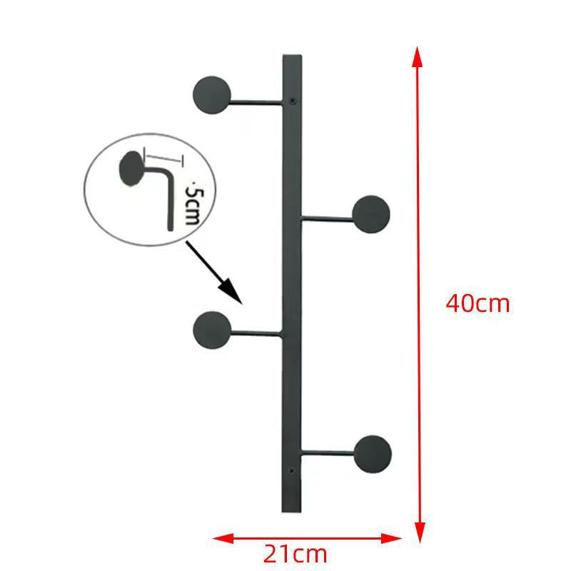 Punch-free Hook Entrance Decoration Wall Hanger Coat Rack