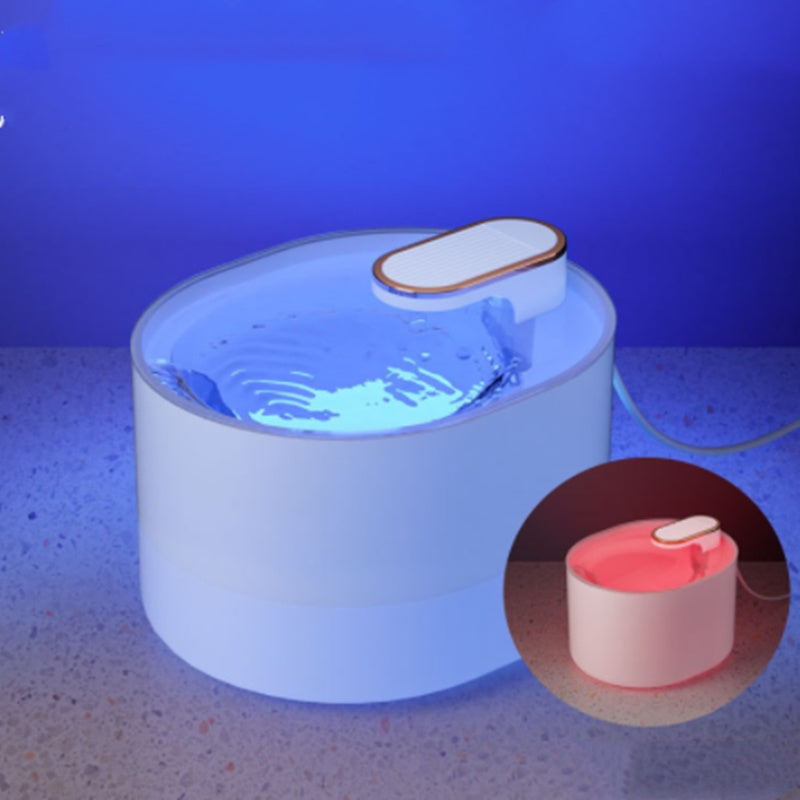 Fontaine à eau automatique pour chat et chien - Bol d'alimentation en eau silencieux - Charge USB - Distributeur automatique d'eau électrique pour animaux de compagnie - Produits pour animaux de compagnie