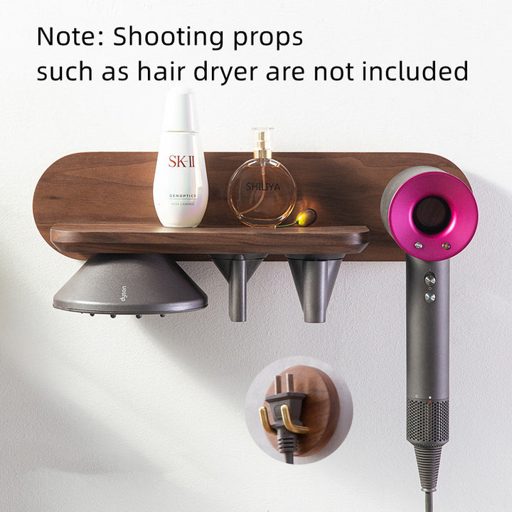 Hair Dryer Rack Hanger Wall-mounted Punch-free Bracket