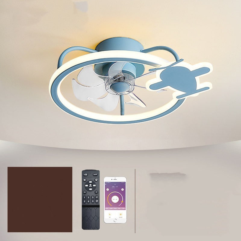 Nordic Einfache Haushalt Elektrische Fan Kronleuchter Kinder Fan Lampe Schlafzimmer Decke Fan Lampe