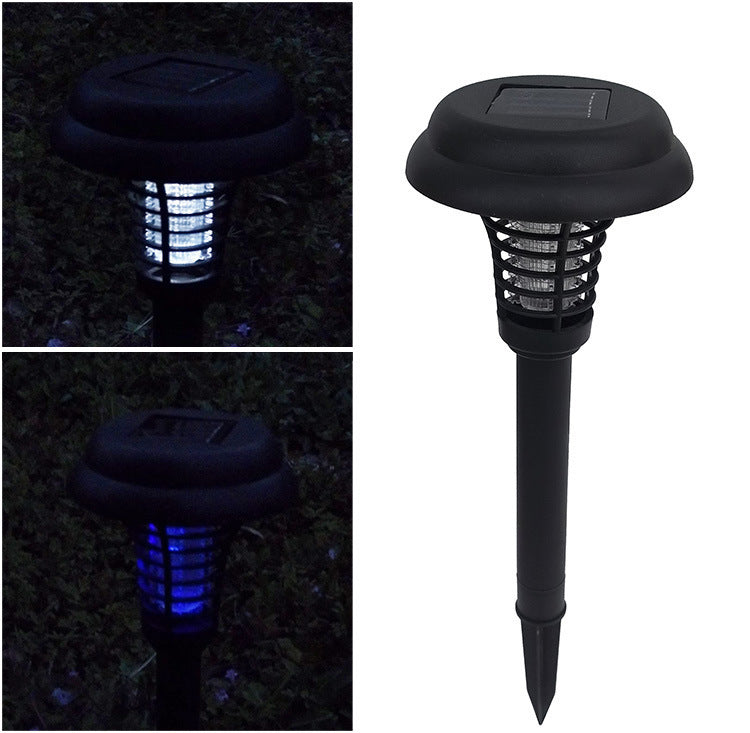 Lampe solaire anti-moustiques rechargeable à LED, piège électronique anti-mouches, piège à insectes, lampe de jardin extérieure à UV 