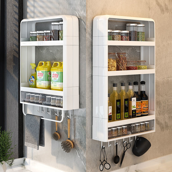 Kitchen Rack Punch-free Wall-mounted Household